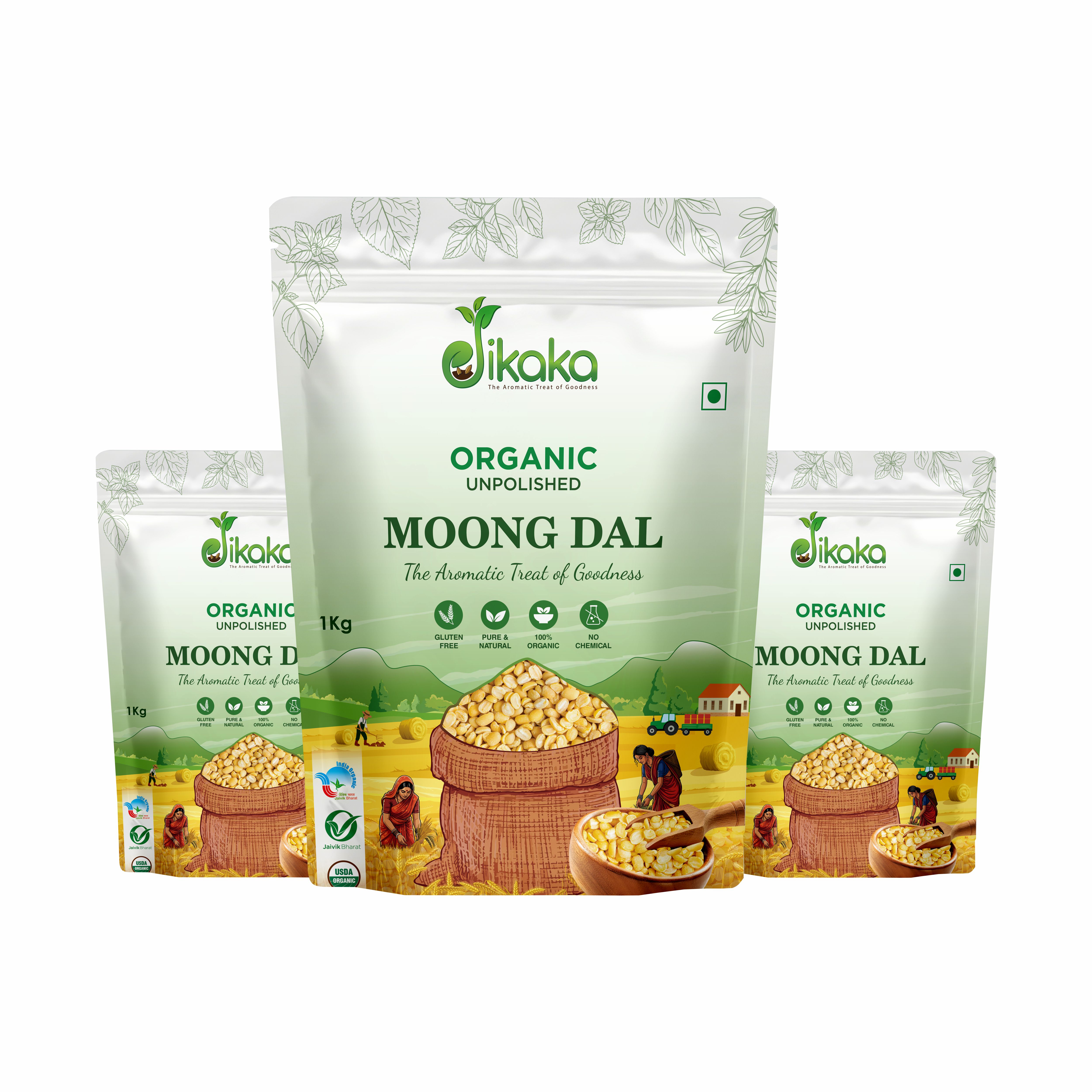 ORGANIC MOONG DAL 1 KG