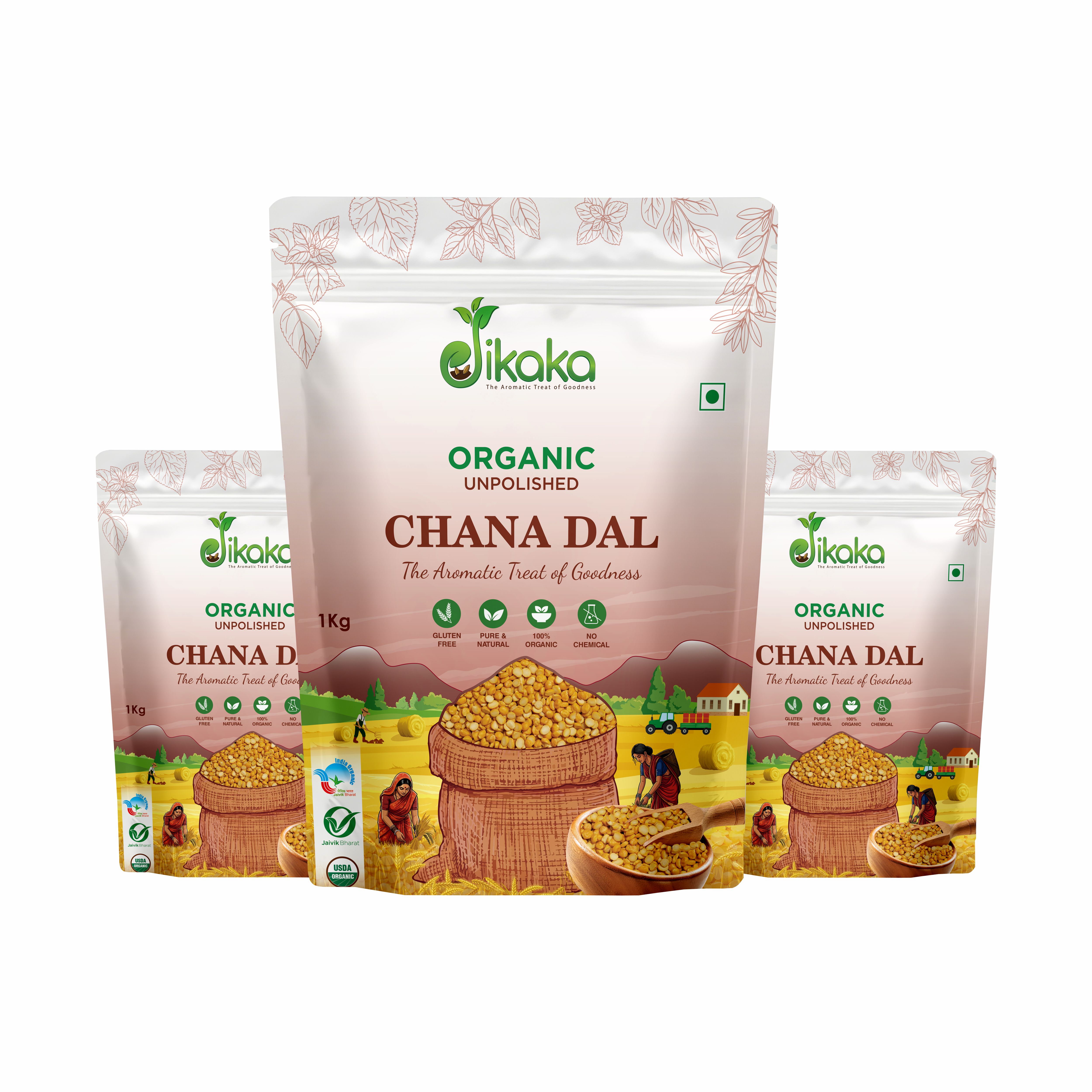 ORGANIC CHANA DAL 1 KG 